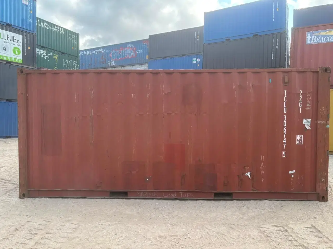 Billede 3 - 20 fods Container- ID: TCLU 306747-5 - Hvidovre