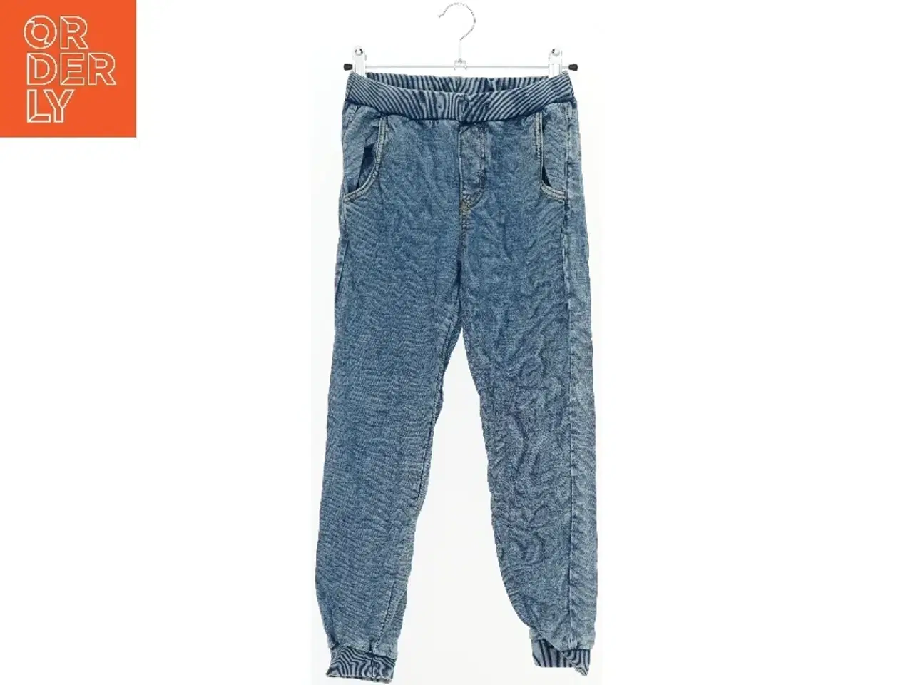 Billede 1 - Blå jeans sweatpants til børn fra Lindex (str. 134)