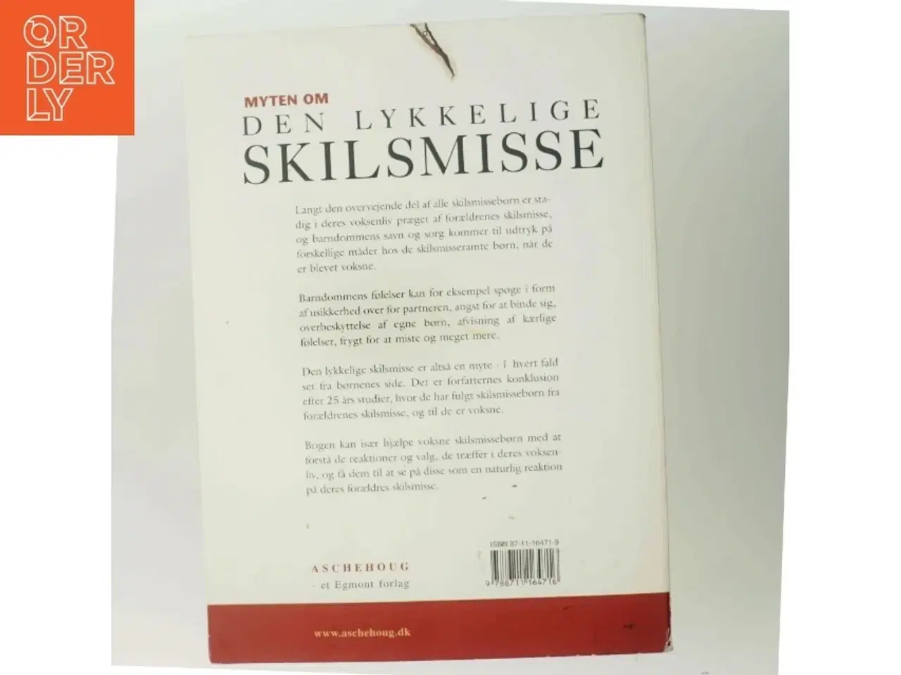 Billede 3 - Myten om den lykkelige skilsmisse : en kilde til forståelse af skilsmissbørns voksenliv (Bog)