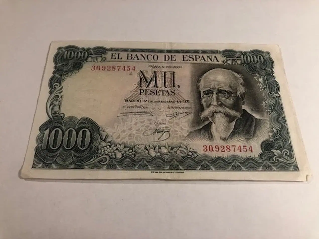 Billede 1 - 1000 pesetas Spain 1971