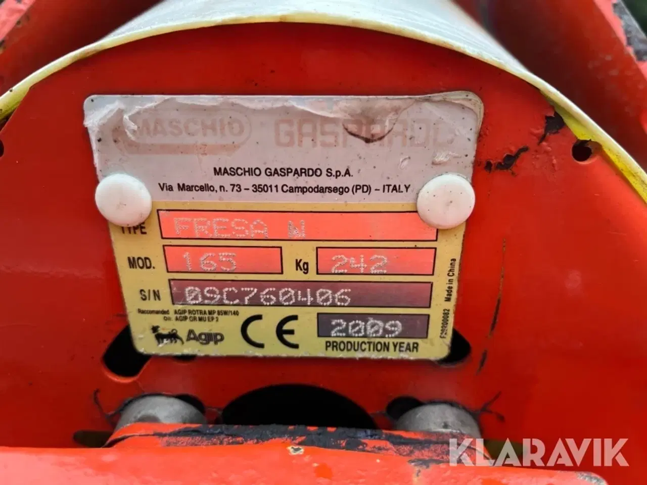 Billede 8 - Traktor fræser Maschio fresa w 165
