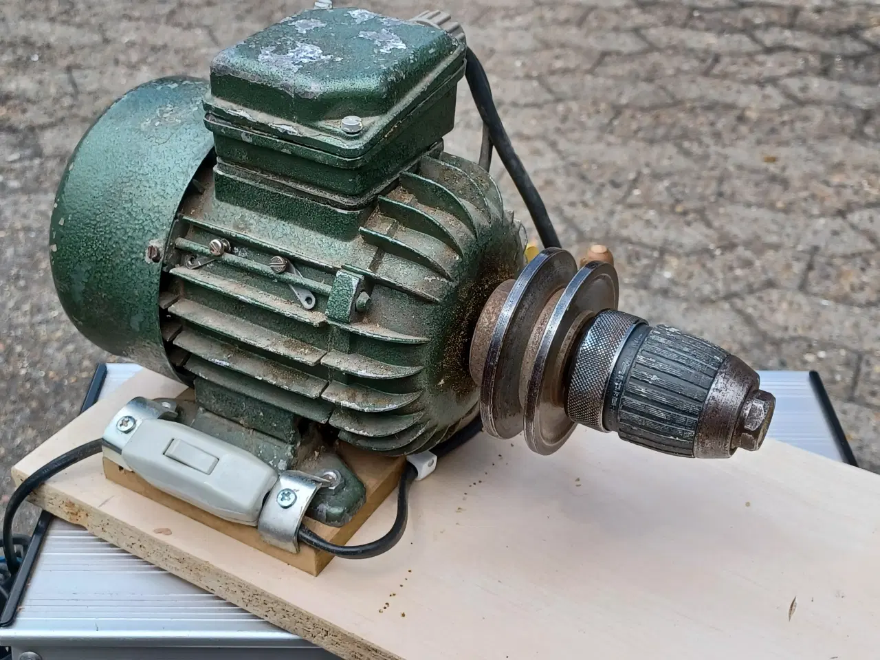 Billede 1 - El-motor m. borepatron