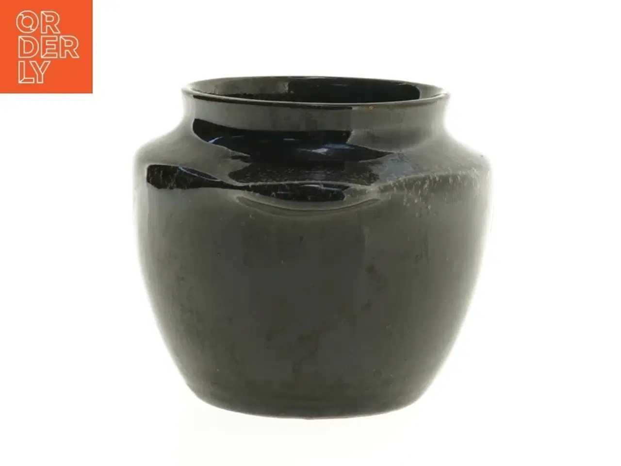 Billede 4 - Keramik krukke med låg (str. 13 x 14 x 11 cm)