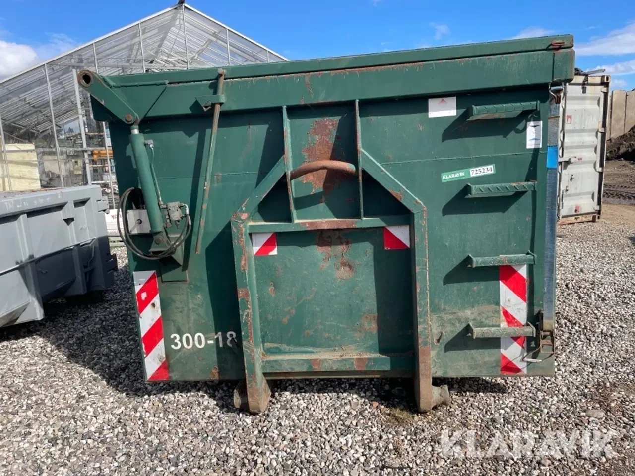 Billede 2 - Container med hydraulisk låg Geostad 300-18