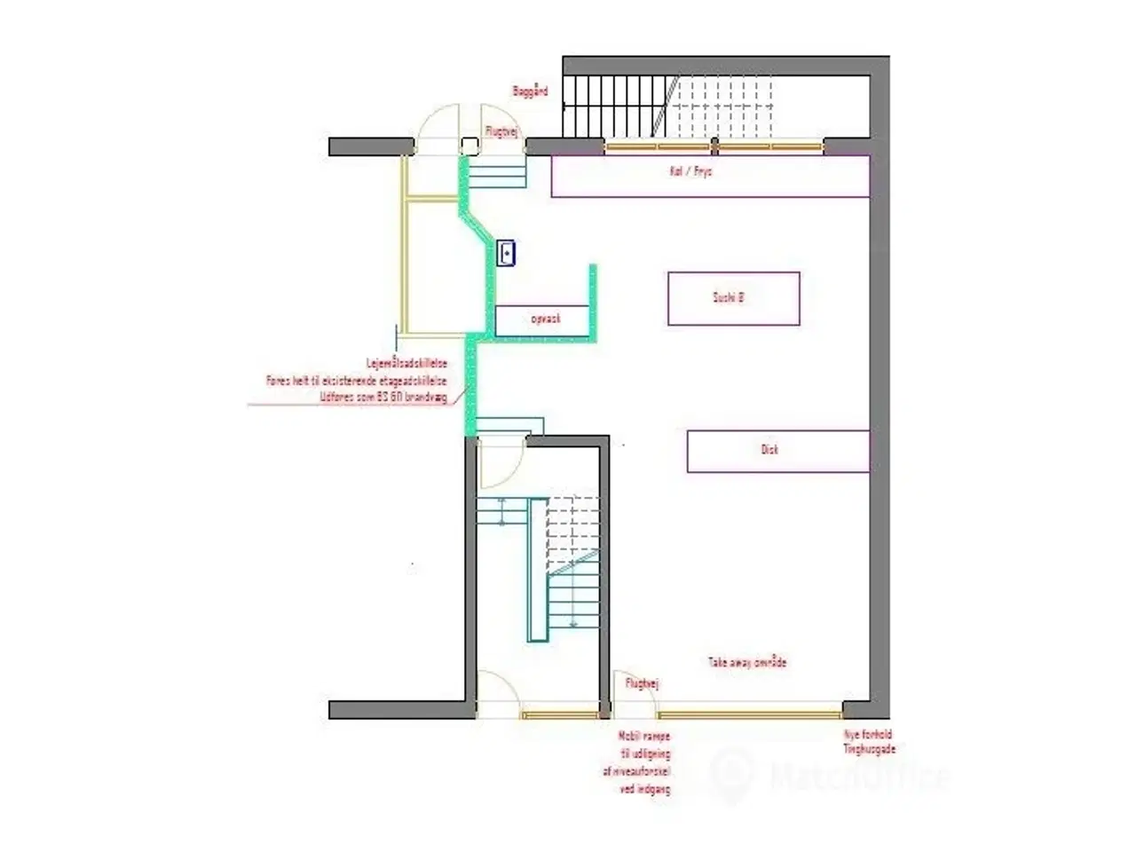 Billede 3 - 171 m² synligt butikslokale udlejes i Tinghusgade i Svendborg