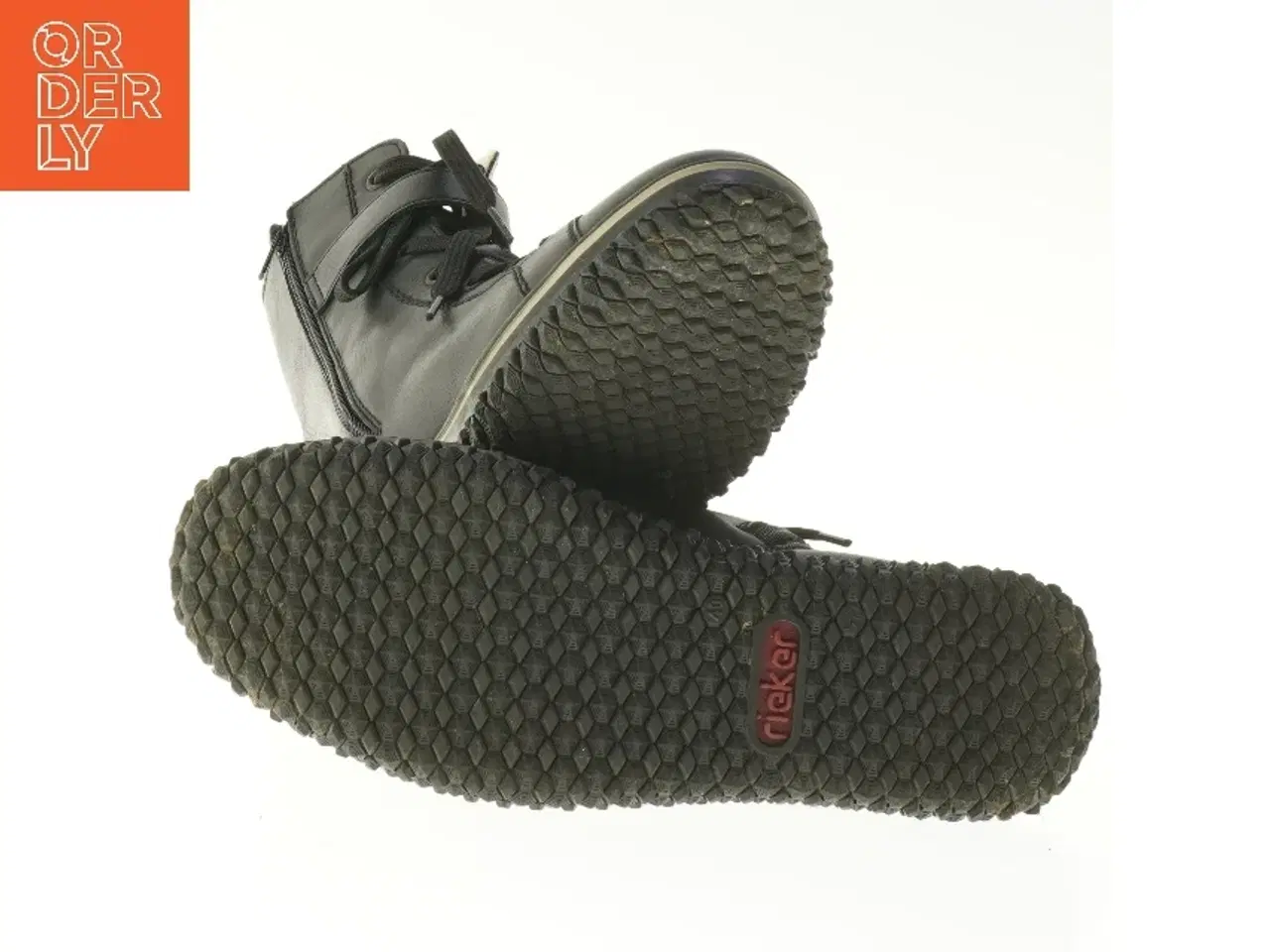 Billede 3 - Sort støvle, størrelse 40 fra Rieker (str. 40 )