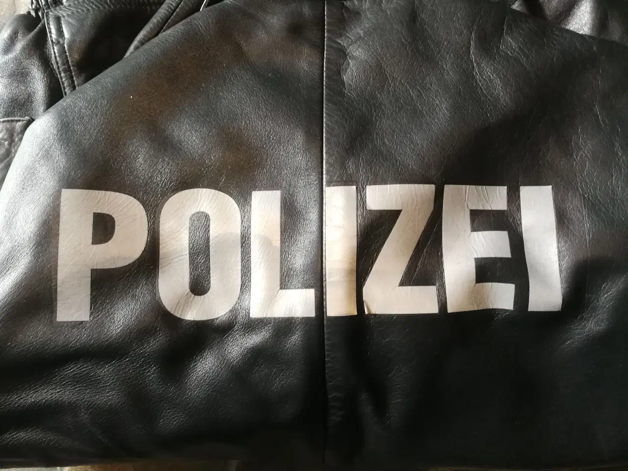 Billede 3 - Politi læder jakke 