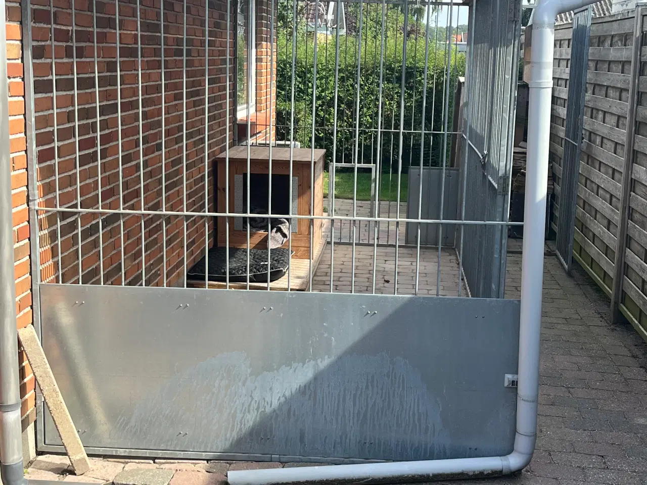 Billede 1 - Galvaniseret hundegård