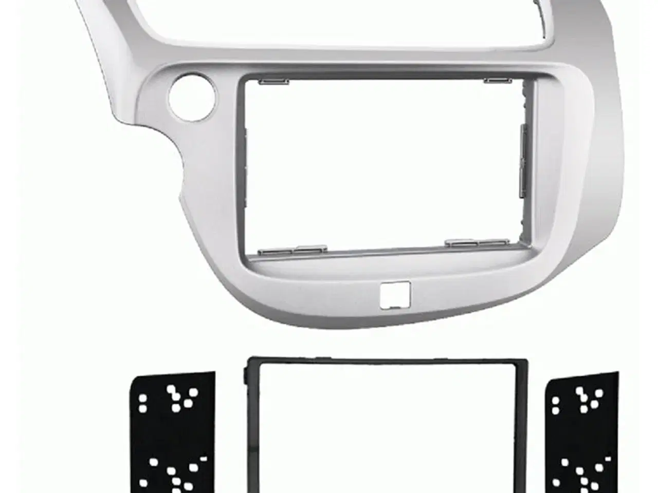 Billede 1 - 2-DIN radioramme Honda Fit/Jazz(GE) 2008-2015 sølv