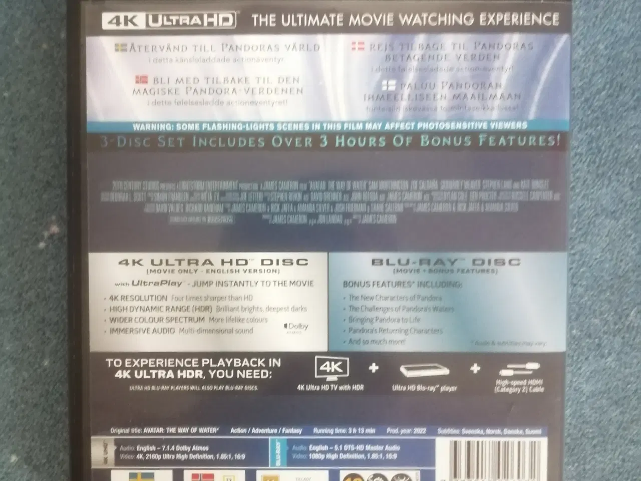 Billede 2 - Avatar : The Way of Water 4k ultra Hd