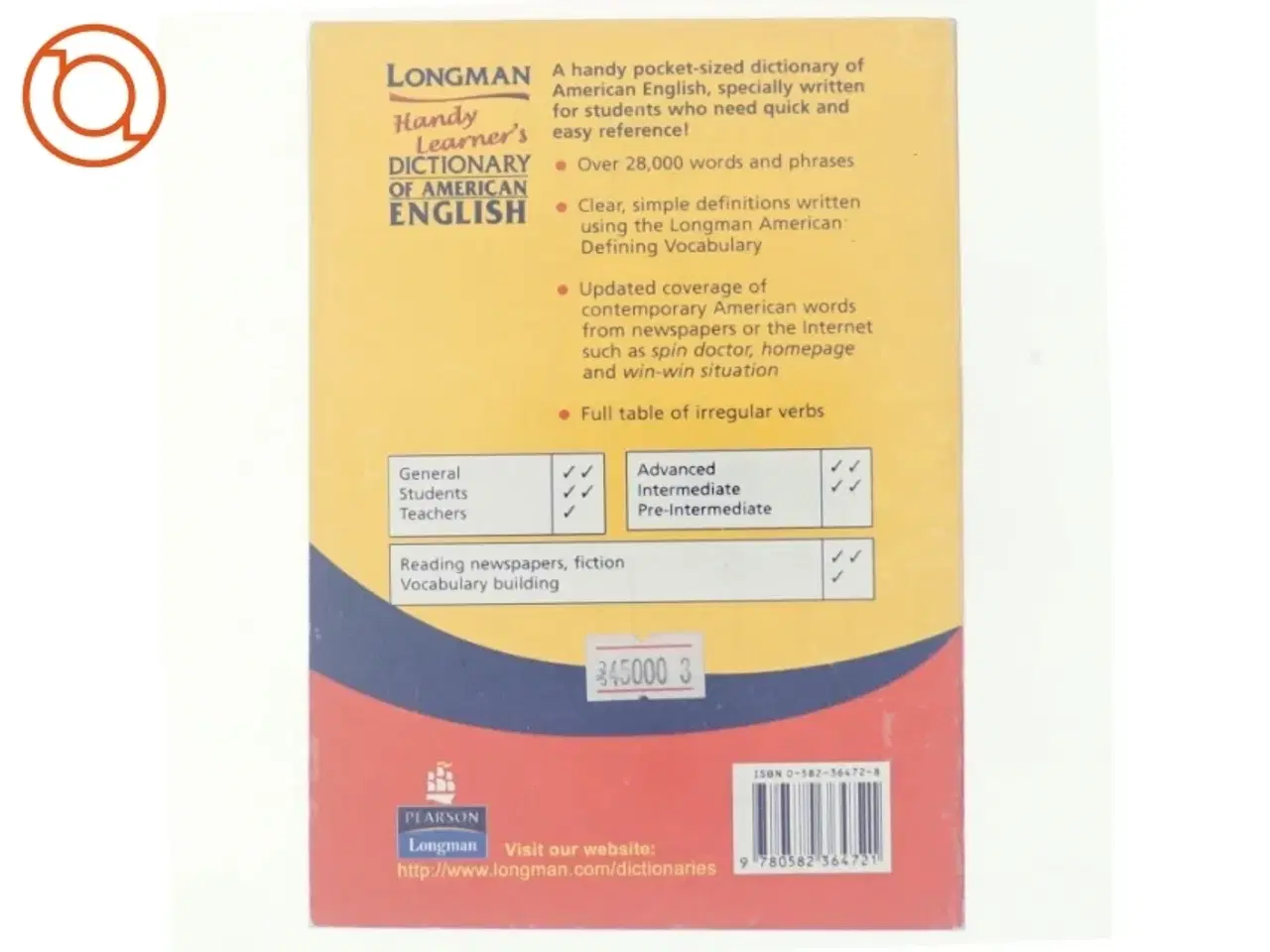 Billede 3 - Longman handy learner&#39;s dictionary of American English af Della Summers (Bog)