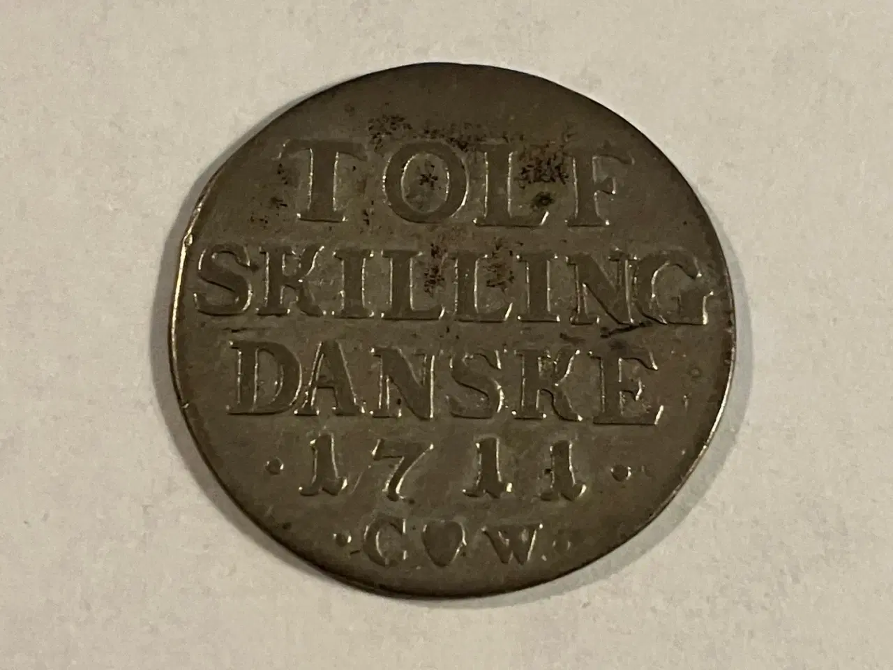 Billede 1 - 12 Skilling 1711 Danmark