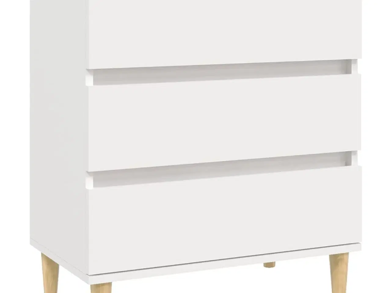 Billede 2 - Skænk 60x35x70 cm konstrueret træ hvid