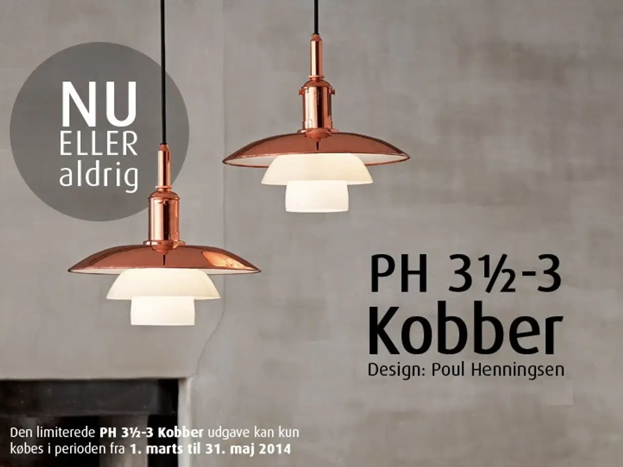 Billede 5 - PH Jubilæums Kobberlampe 3½-3 fra 2014.