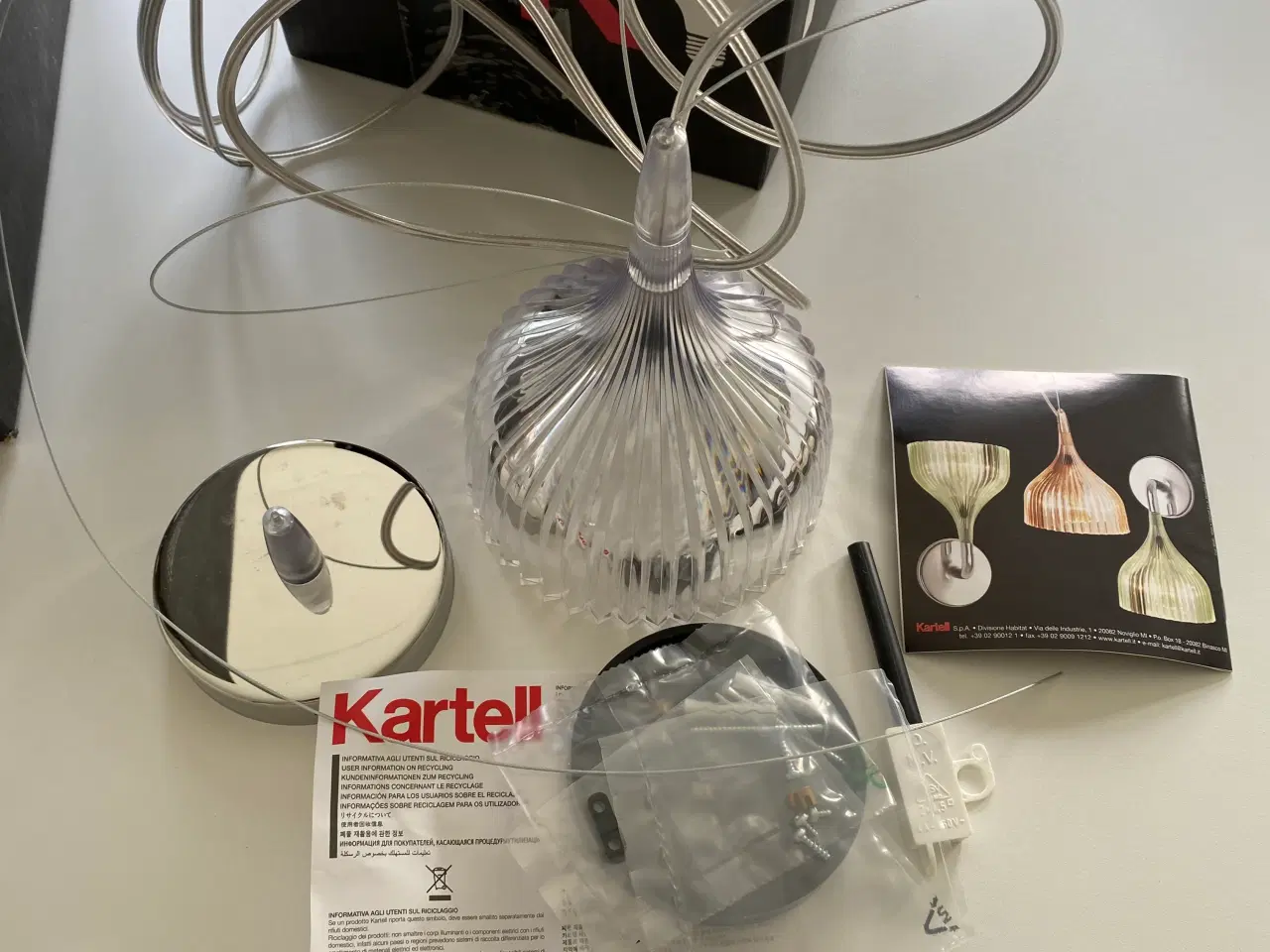 Billede 2 - Kartell E’Pendel Krystal. 