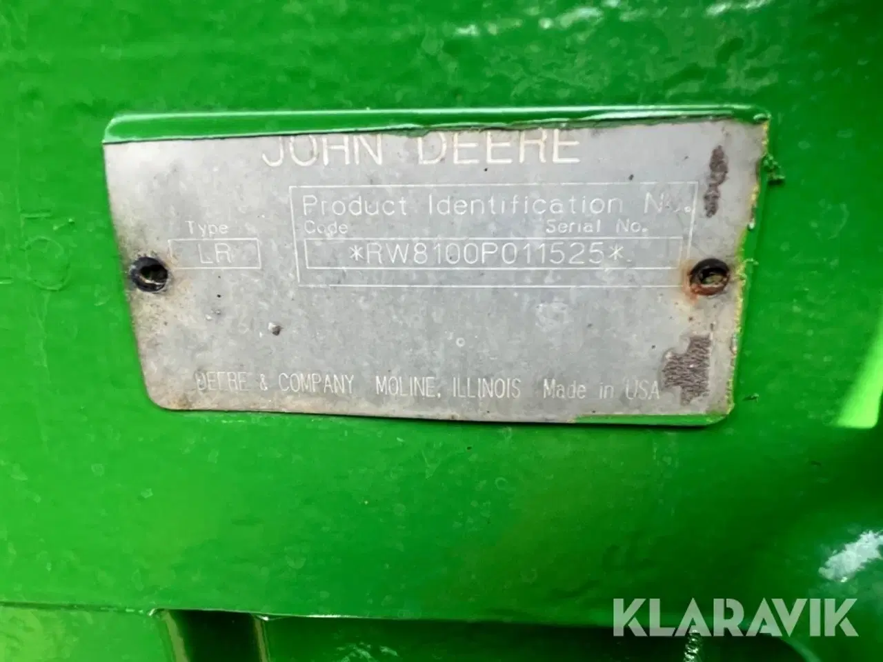 Billede 5 - Traktor John Deere 8100 8,1L