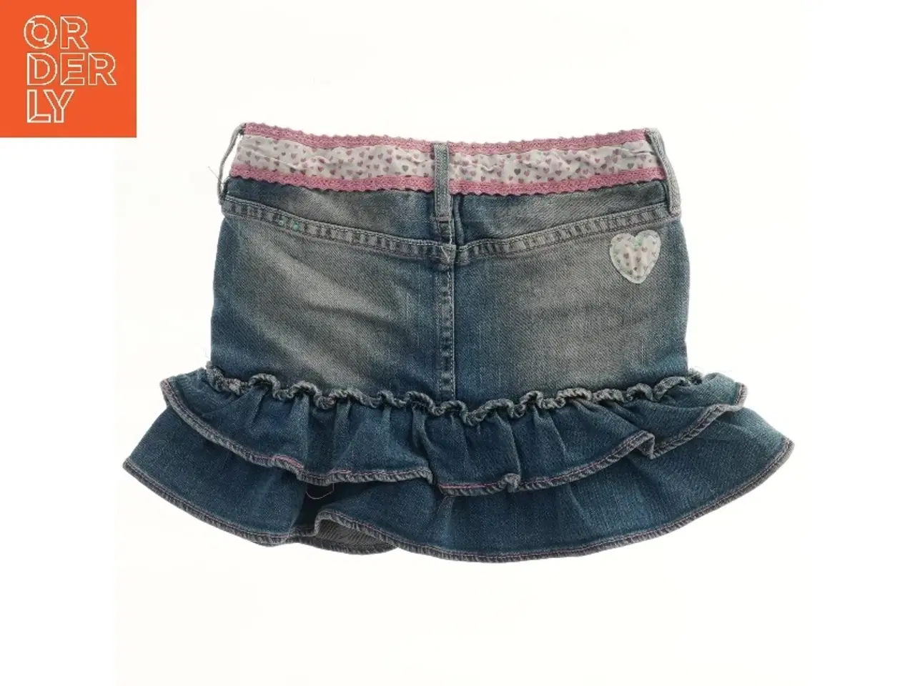 Billede 2 - Børnenederdel med hjerteprint fra H&M (str. 98)