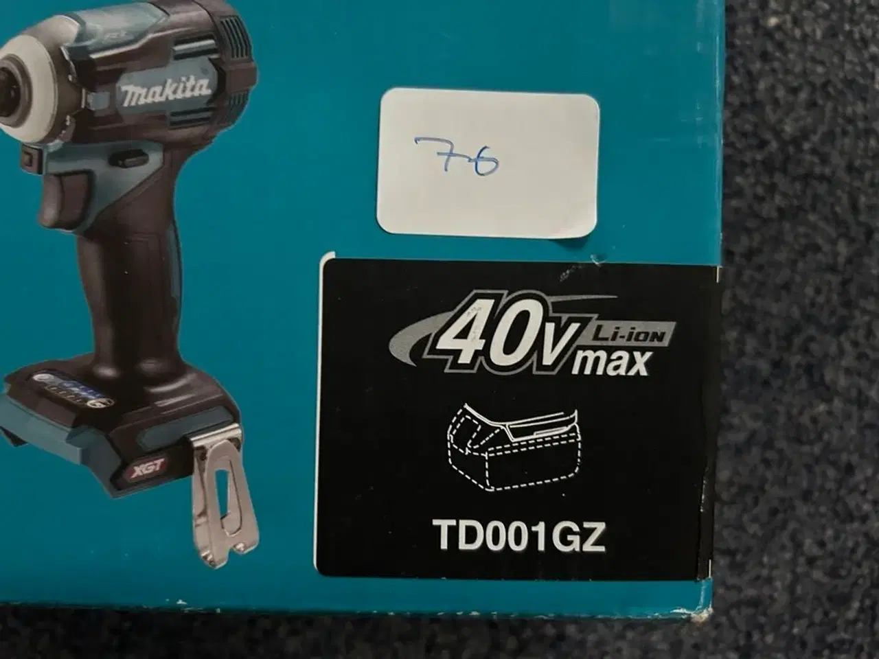 Billede 3 - MAKITA Slagnøgle TD001GZ 40V