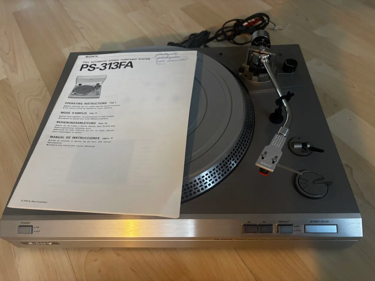 Billede 4 - Sony PS-313FA pladespiller 