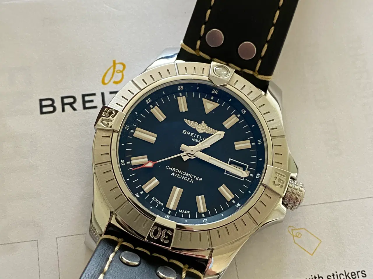 Billede 20 - Et rigtig stort sæt: Breitling Avenger + Reklamesk