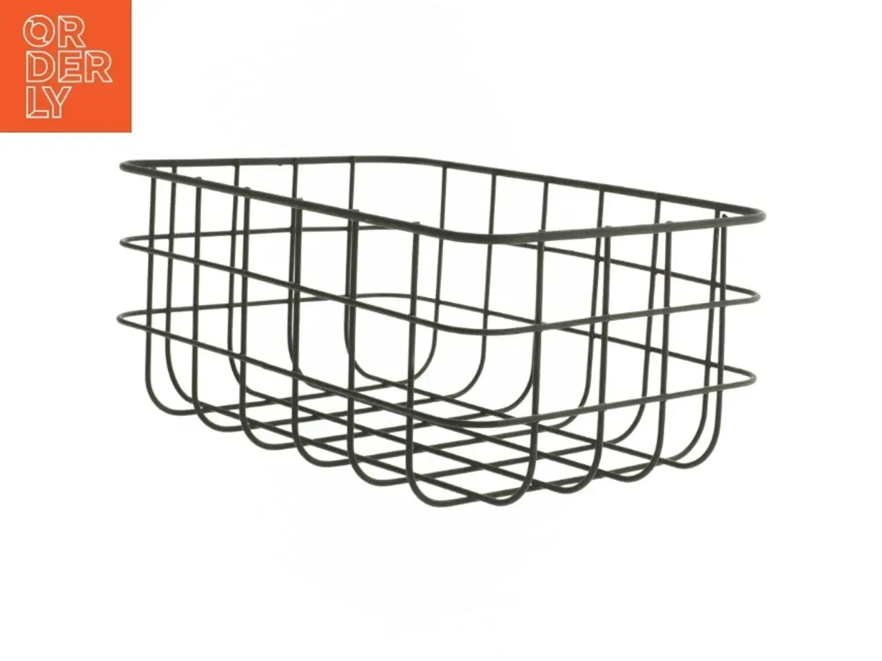 Billede 1 - Metal trådkurv (str. 23 x 15 x 10 cm)