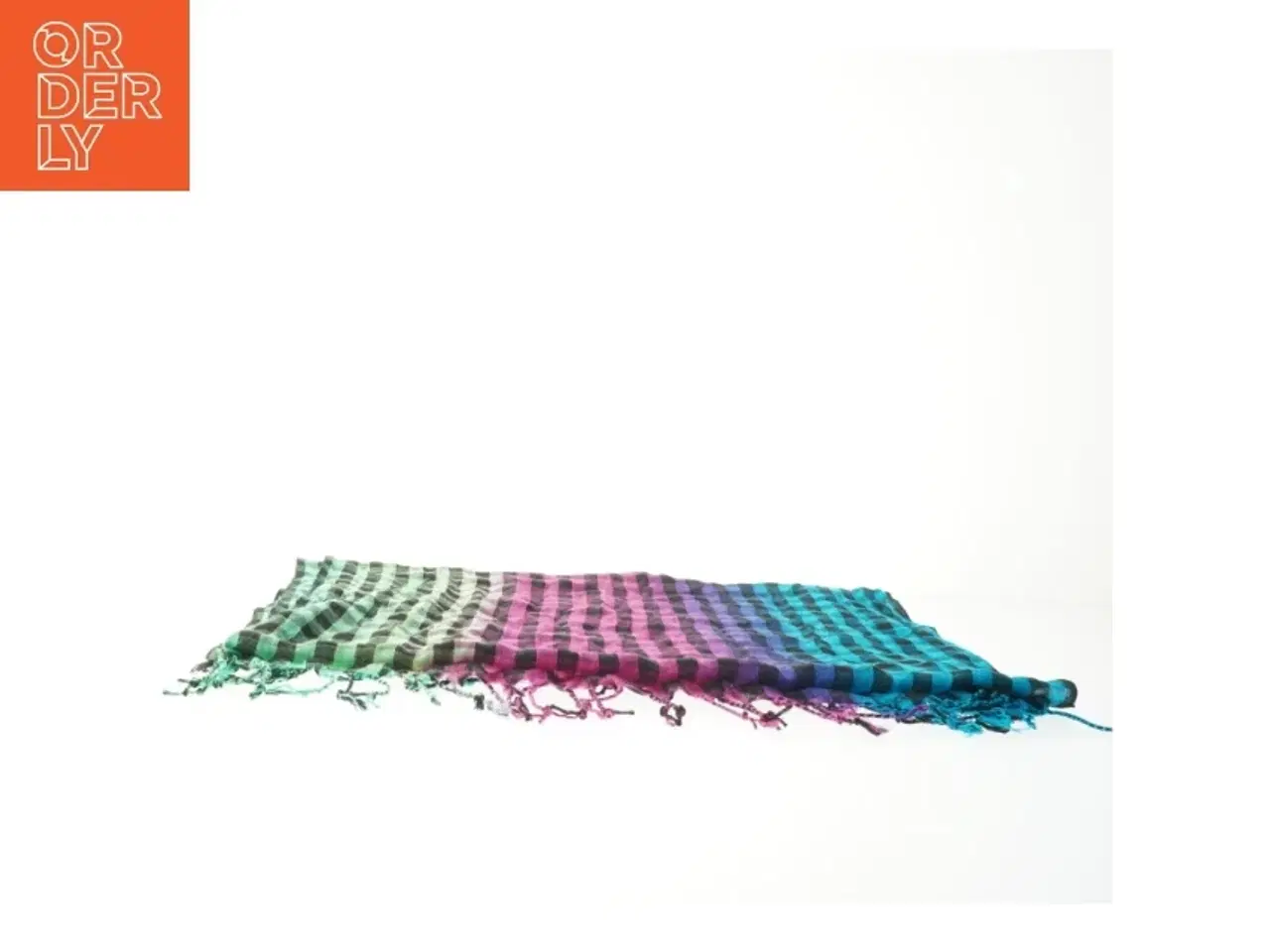 Billede 5 - Tørklæde med tern(str. 160x54 cm) (str. 160x54 cm)