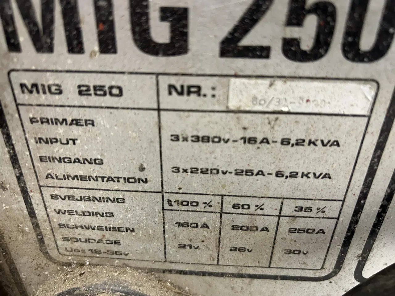 Billede 3 - 250Amp 3E CO2 svejser