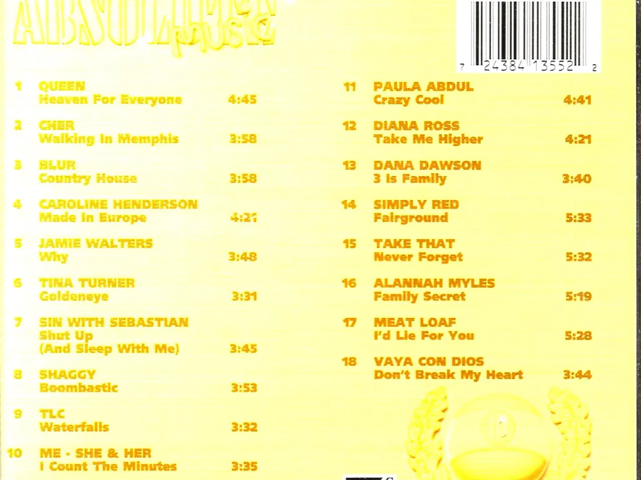 Billede 4 - Absolut Music. Syv CD'er. Nr. 9 - 15