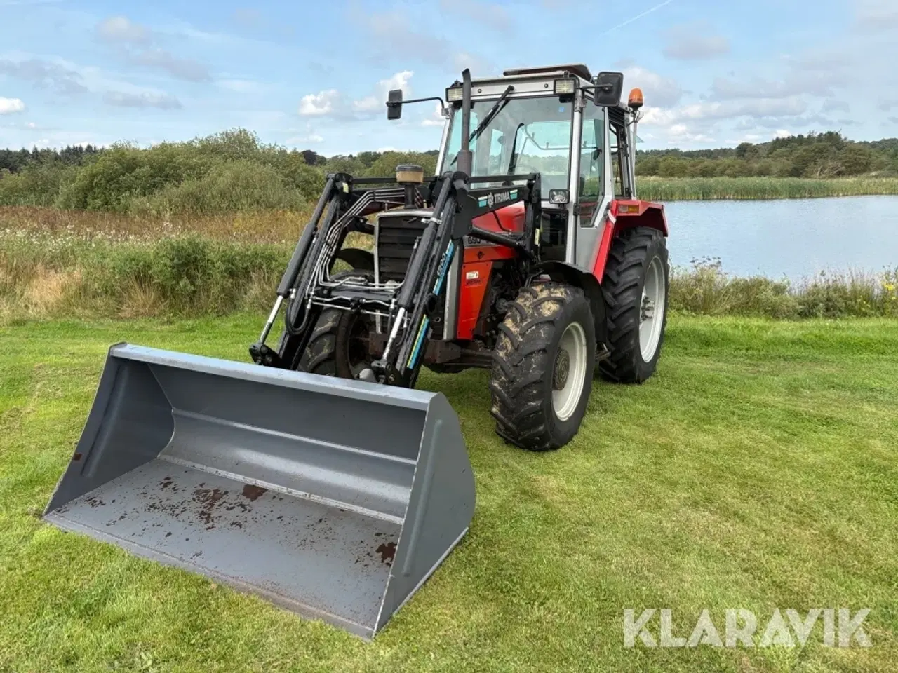Billede 2 - Traktor Massey Ferguson 690 med Trima frontlæsser og P. Lindberg frontskovl
