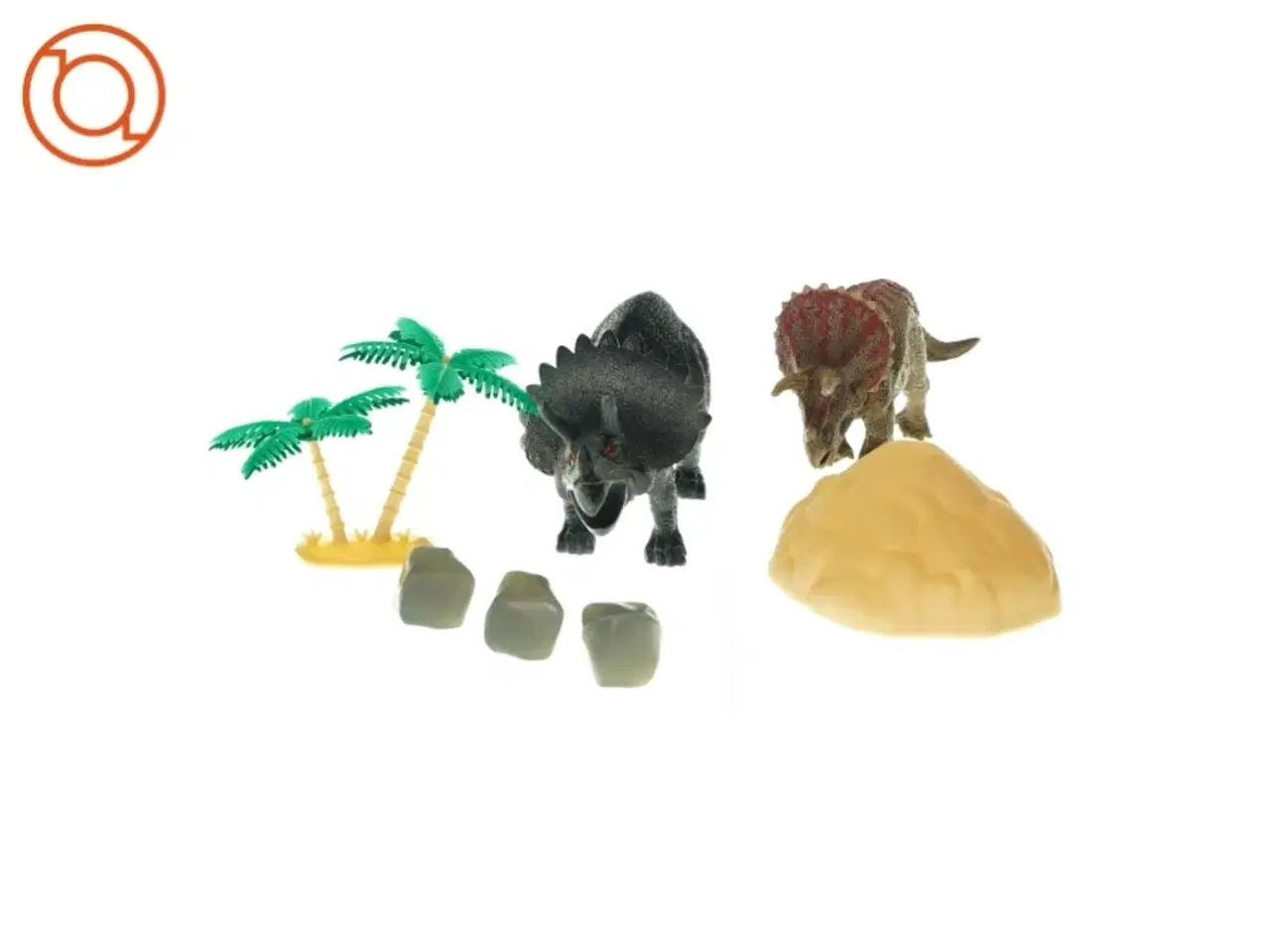 Billede 1 - Plastbeholder med dinosauere og tilbehør fra Biltema