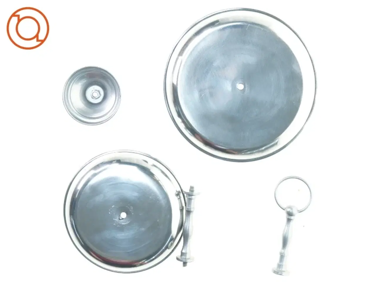 Billede 4 - Kage opsats i metal (str. 19 cm 23 cm 27 cm)
