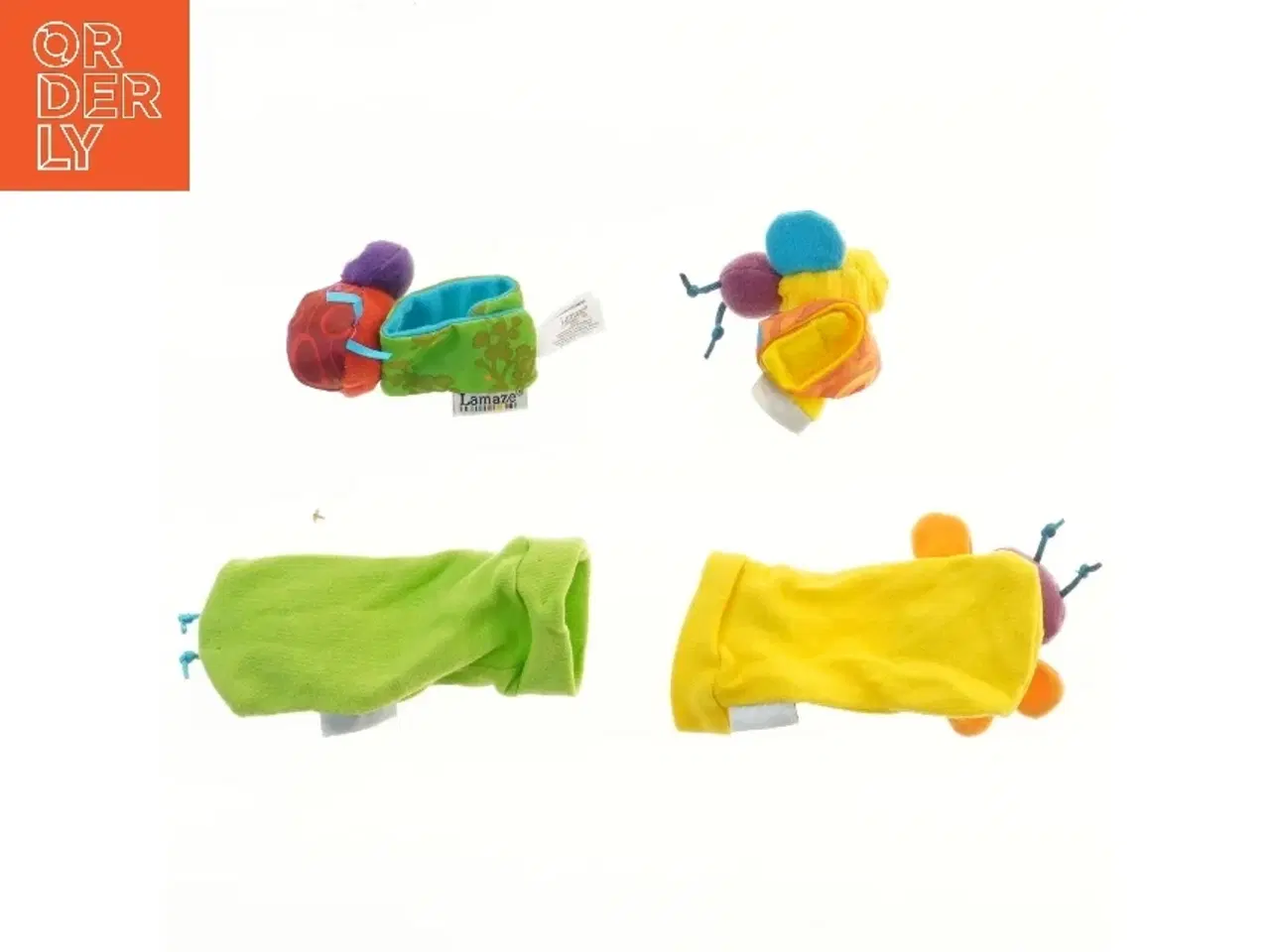 Billede 2 - Bløde baby legetøjshåndled rangle (str. 4 stk 15 cm)