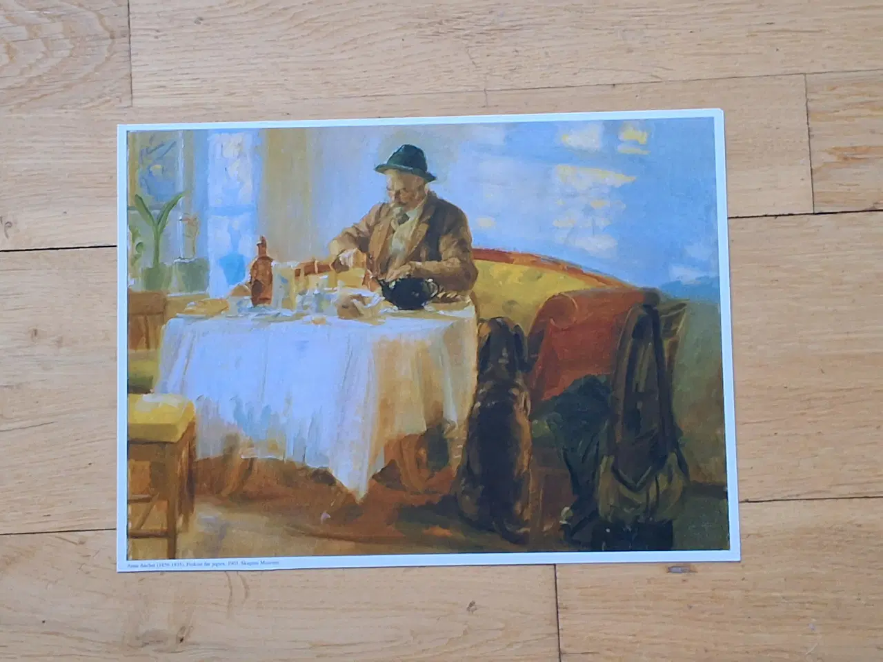 Billede 1 - ANNA ANCHER (1859-1935) - "Frokost før jagten"