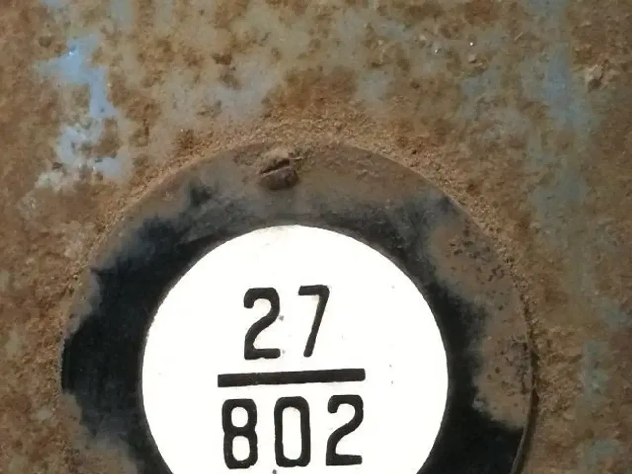 Billede 1 - MC sidevogns nummerplade