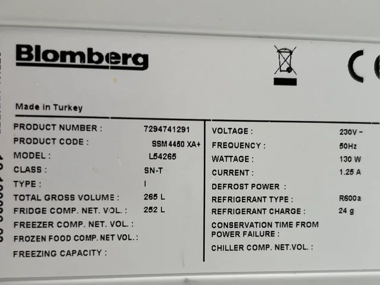 Billede 3 - Blomberg - Køleskab