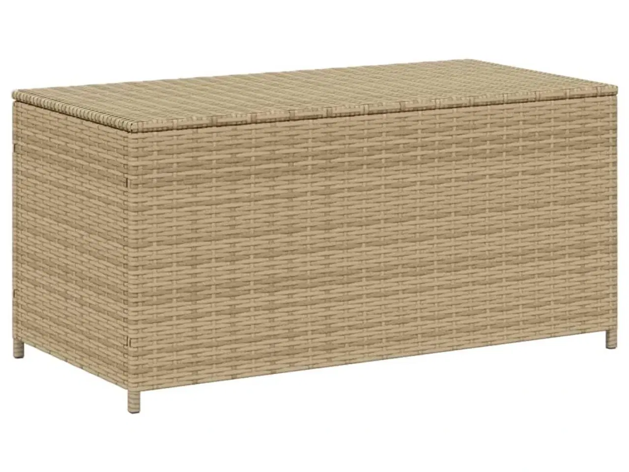 Billede 2 - Opbevaringsboks til haven 190 l polyrattan beige