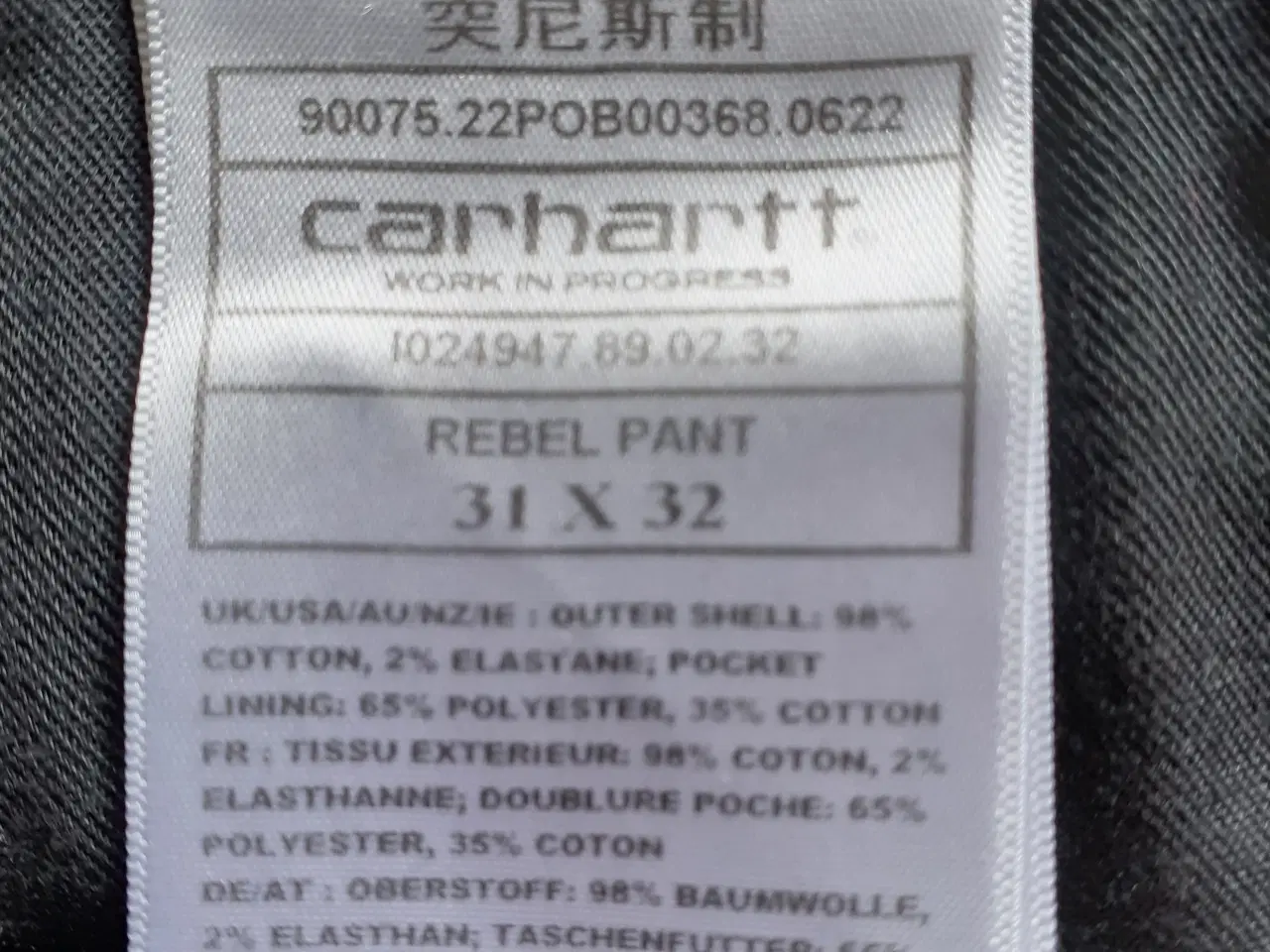 Billede 3 - Carhartt bukser str 31/32