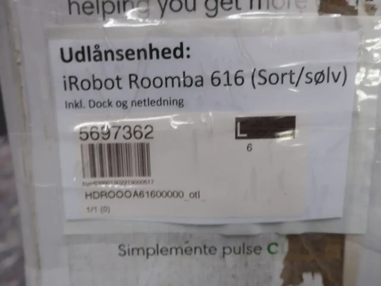Billede 5 - Robotstøvsuger iROBOT ROOMBA 616
