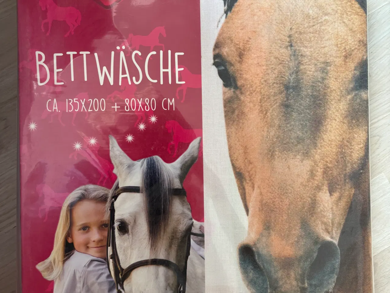 Billede 1 - Sengesæt hest
