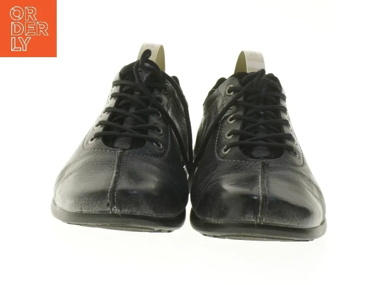 Billede 4 - Sort lædersko fra Ecco (str. 40 )