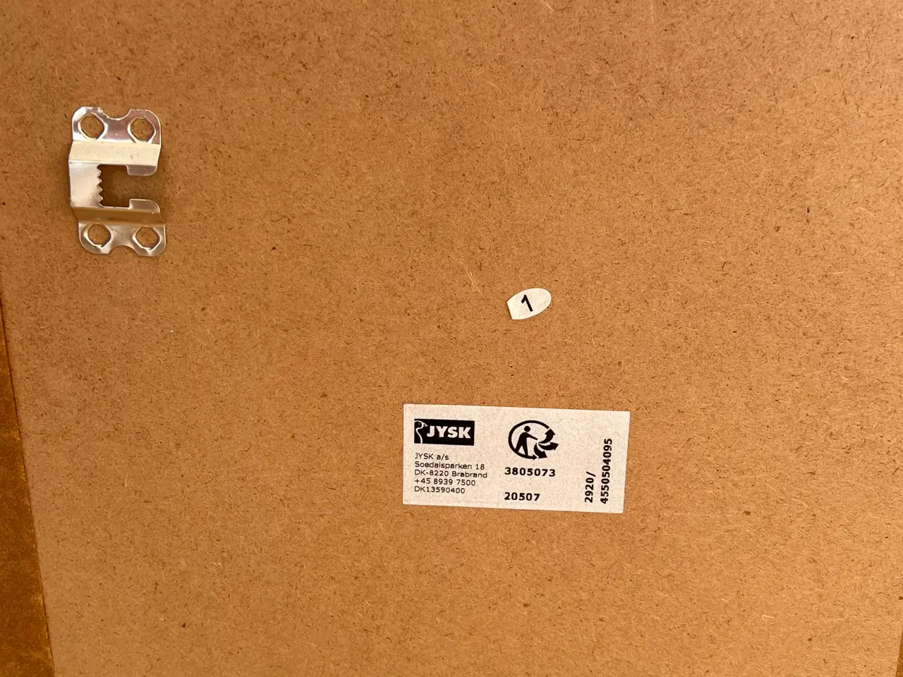 Billede 3 - Jysk spejl i hvid.