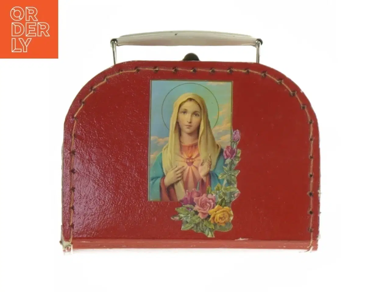 Billede 2 - Rød kuffert (str. 16x11,5 cm)