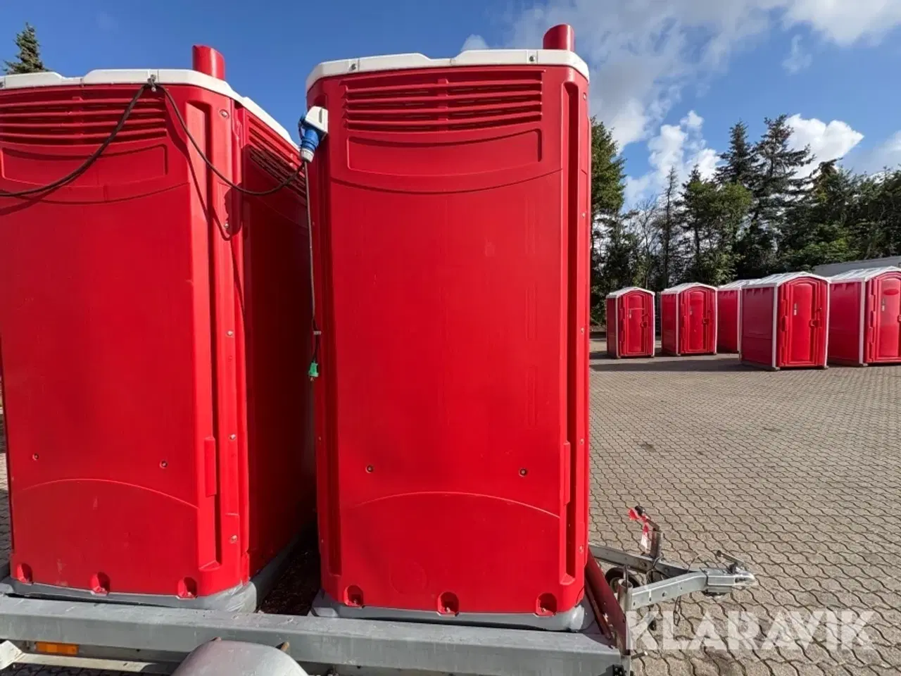 Billede 12 - Dobbelt toilet trailer Stema F 7515