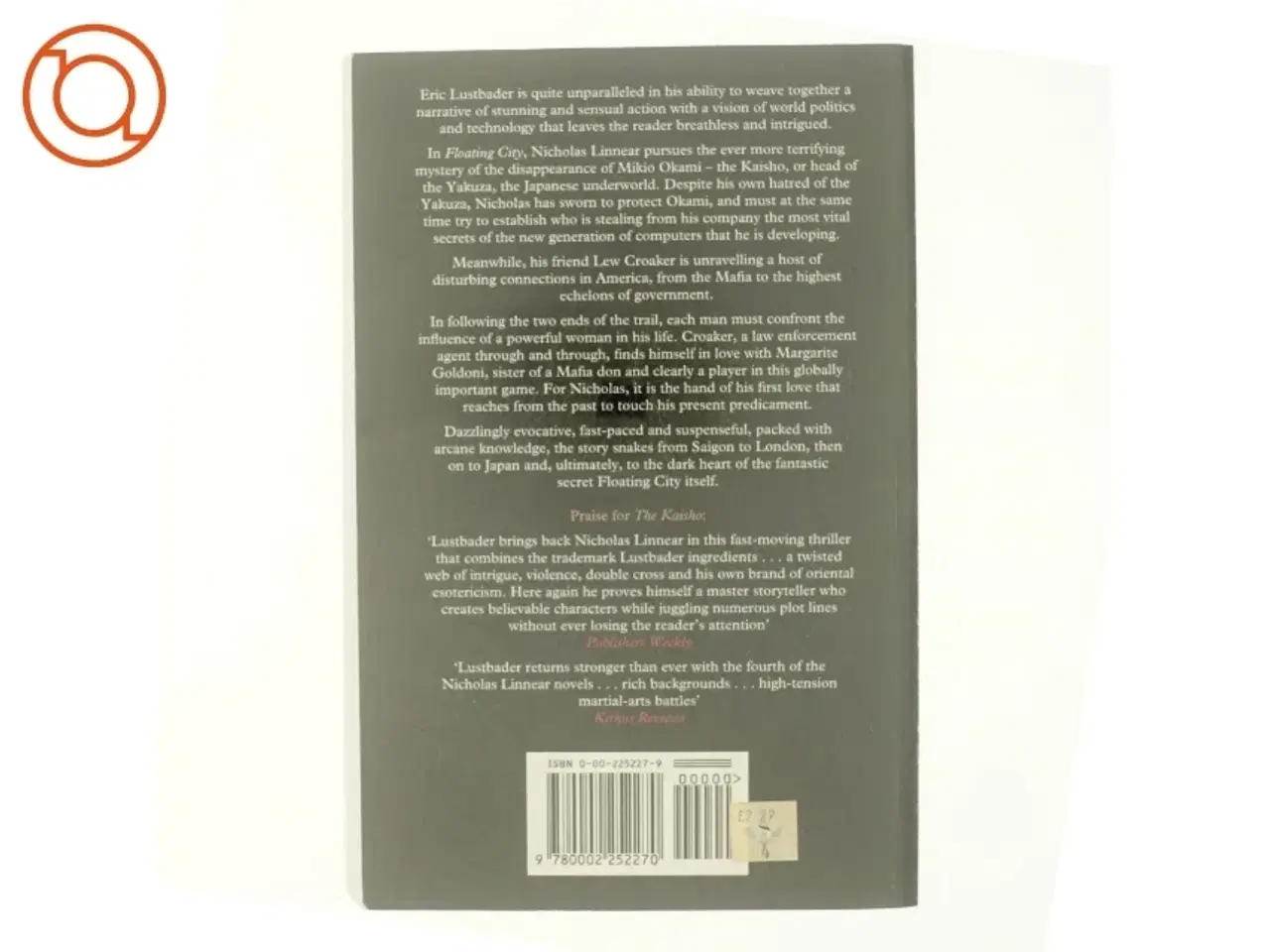 Billede 3 - Floating City af Eric Lustbader (bog)