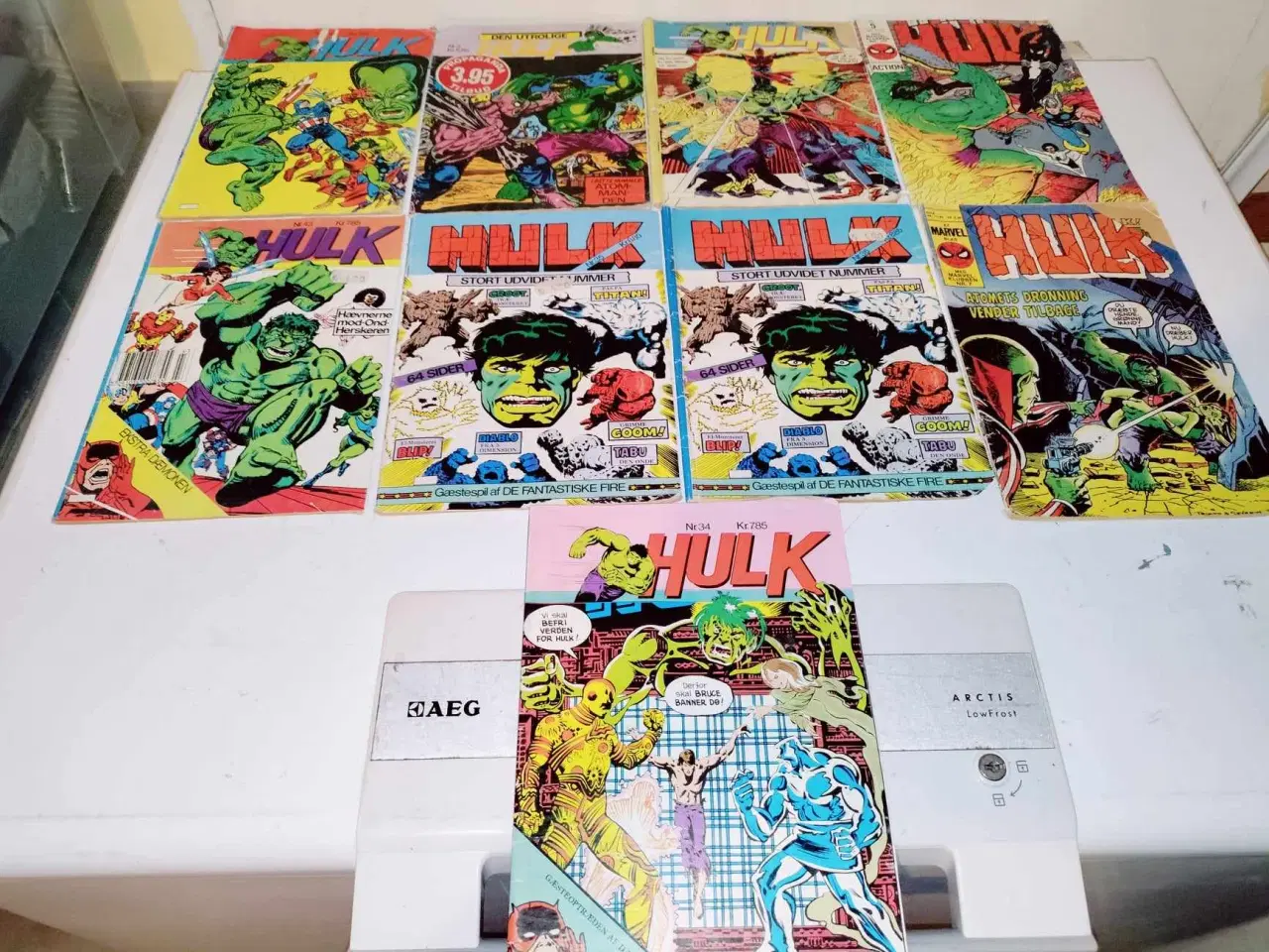 Billede 1 - 9 fine Hulk blade se billeder for stand