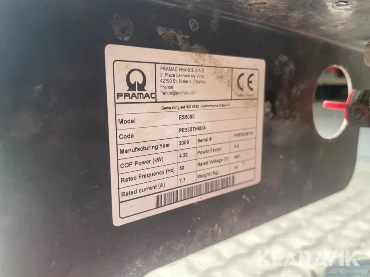 Billede 9 - Generator Pramac ES5000