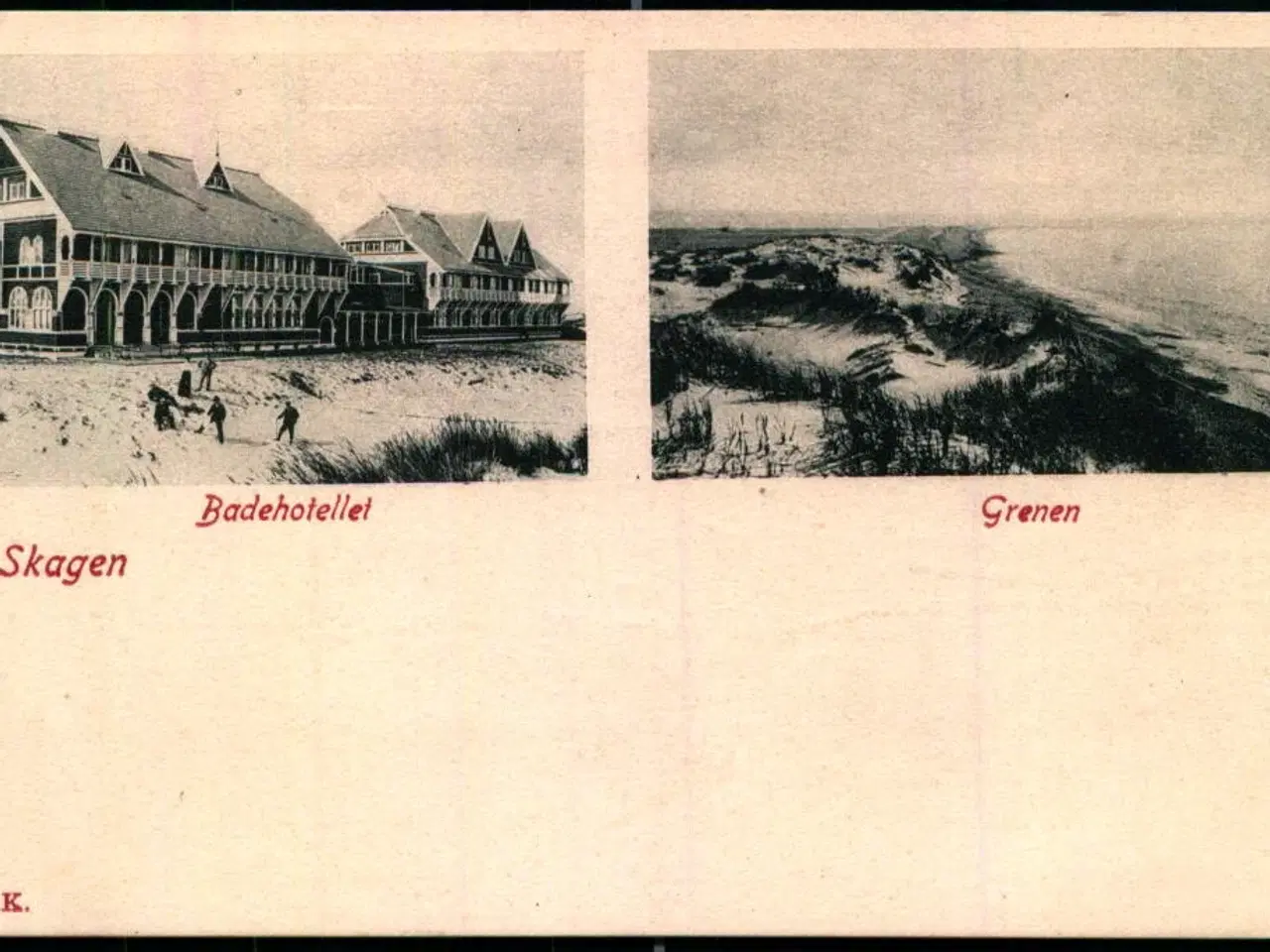 Billede 1 - Skagen - Badehotellet - Grenen - M.J.K. u/n - Ubrugt