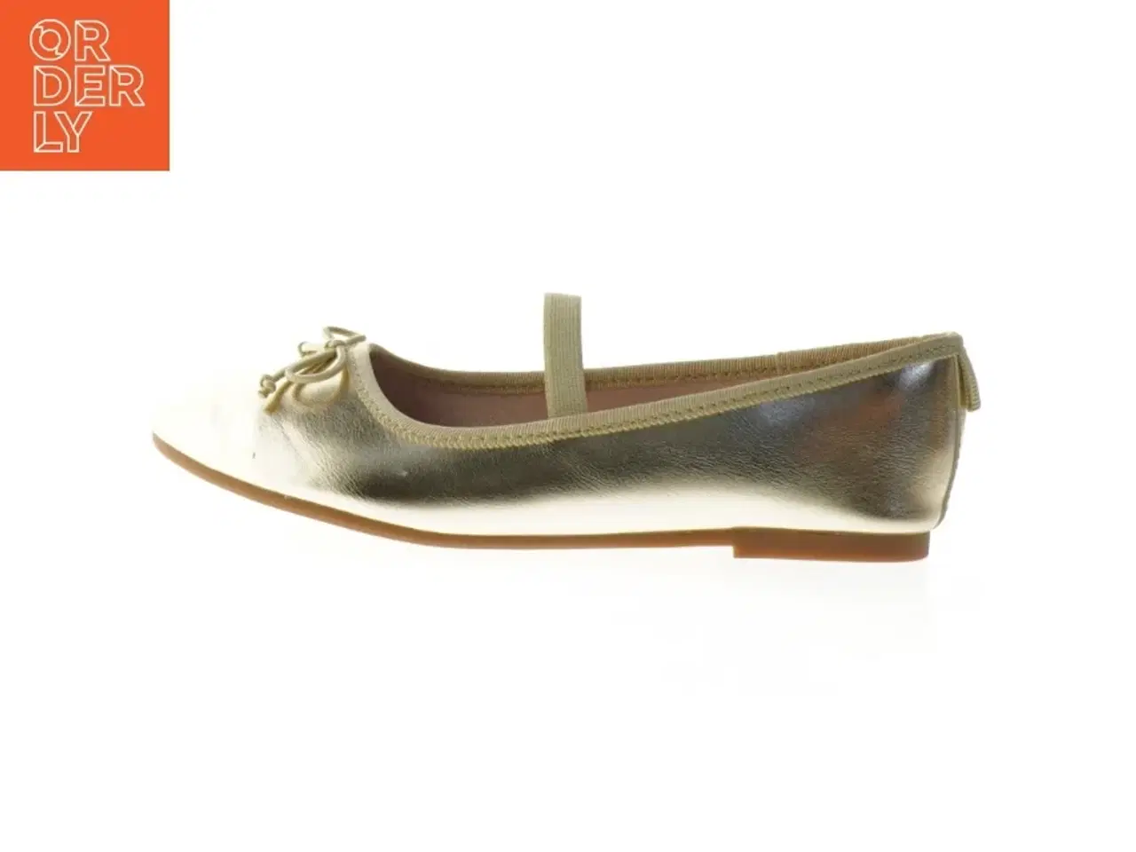 Billede 1 - Guld ballerina sko til børn fra H&M (str. 33 )