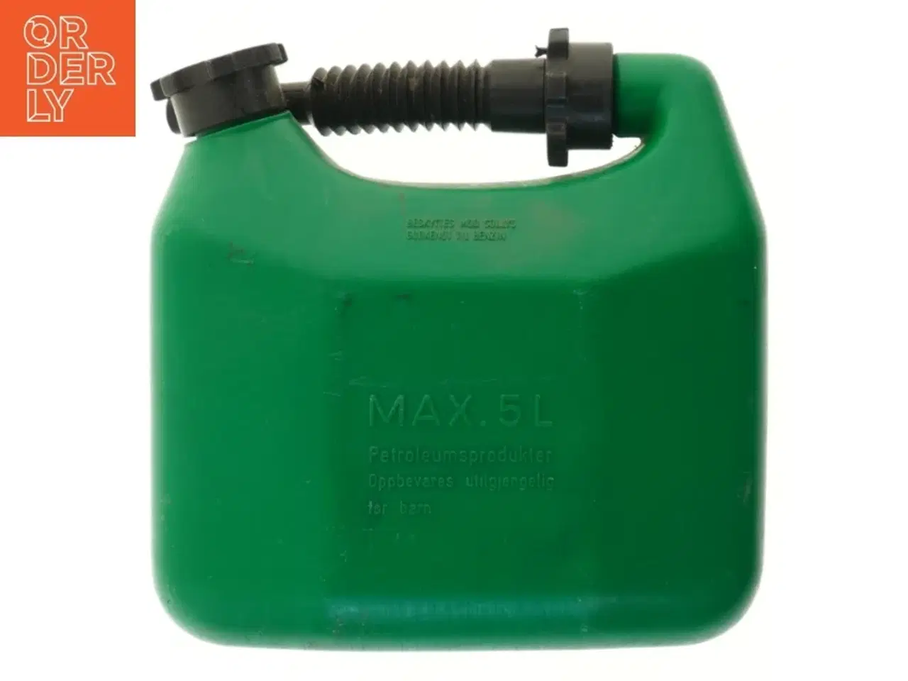 Billede 1 - Grøn 5L reservedunk (str. 5 L 26x26 cm)