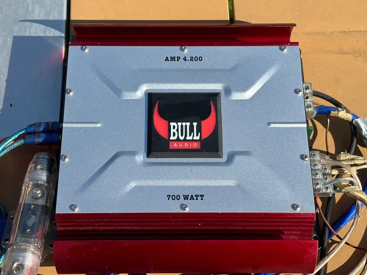 Billede 1 - Bull Audio komplet bilanlæg/sub, forstærker,højtal